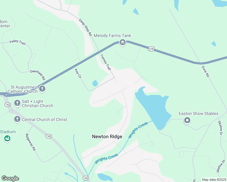 map of restaurants, bars, coffee shops, grocery stores, and more near 50 Dogwood Lane in Covington