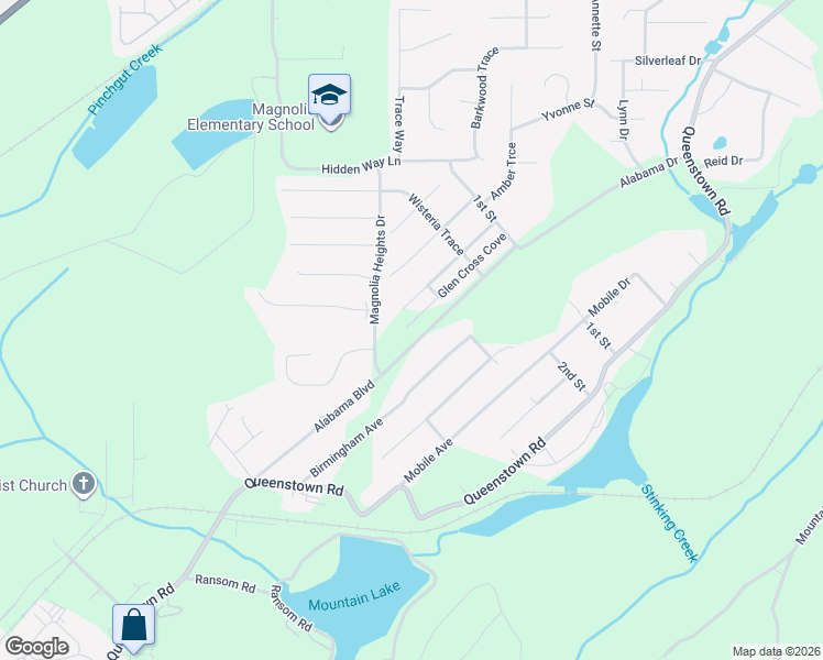 map of restaurants, bars, coffee shops, grocery stores, and more near 336 Alabama Boulevard in Trussville