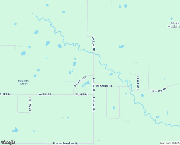 map of restaurants, bars, coffee shops, grocery stores, and more near 290 Trails End Circle in Sherman