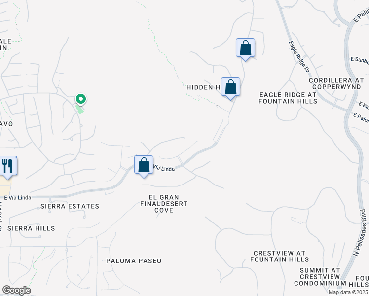 map of restaurants, bars, coffee shops, grocery stores, and more near 14356 East Geronimo Road in Scottsdale