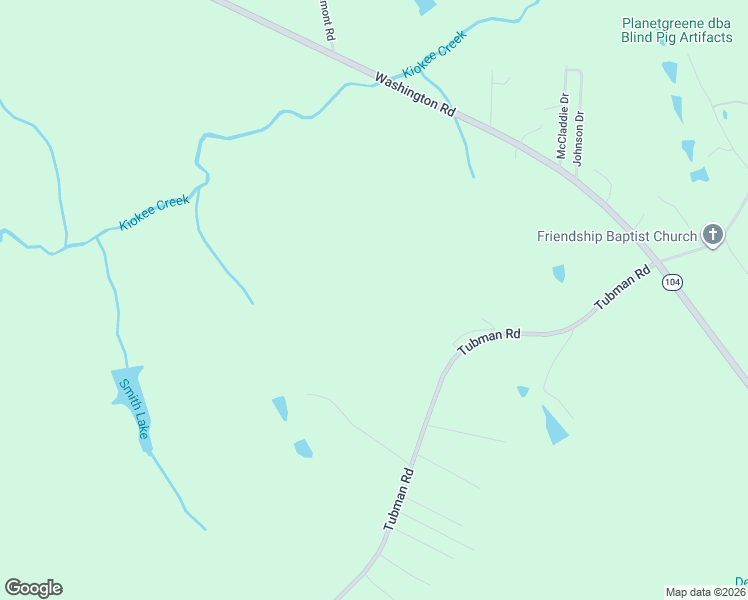 map of restaurants, bars, coffee shops, grocery stores, and more near 5485 Tubman Road in Appling