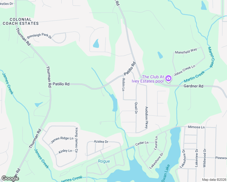 map of restaurants, bars, coffee shops, grocery stores, and more near 481 Patillo Rd in Stockbridge