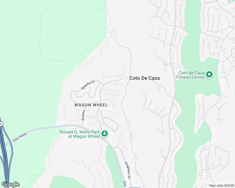 map of restaurants, bars, coffee shops, grocery stores, and more near 37 Goldmine Street in Trabuco Canyon