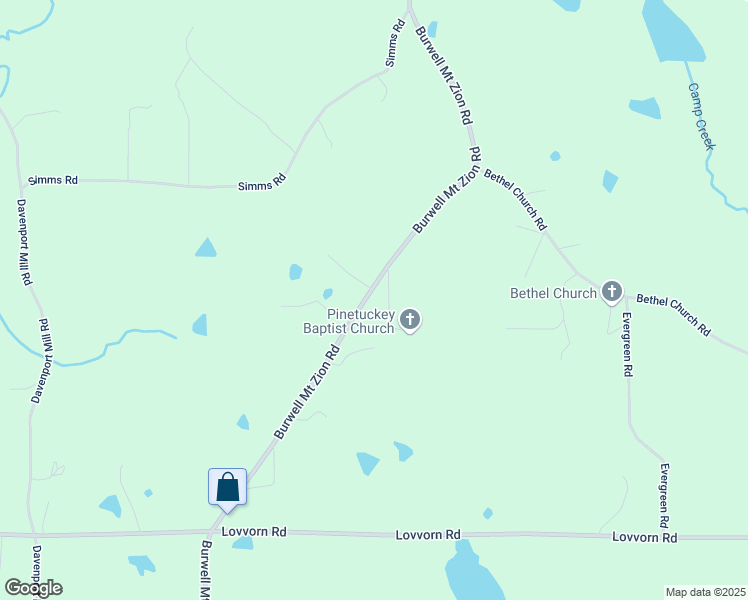 map of restaurants, bars, coffee shops, grocery stores, and more near 0 Burwell Mount Zion Road in Carrollton