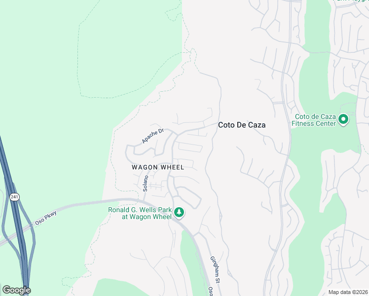 map of restaurants, bars, coffee shops, grocery stores, and more near 19 Goldmine Street in Trabuco Canyon