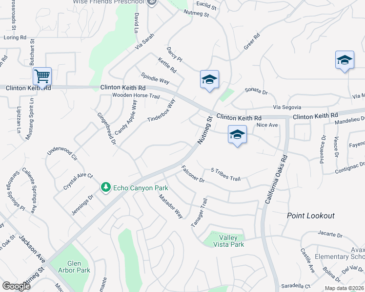 map of restaurants, bars, coffee shops, grocery stores, and more near 39823 Hillsboro Circle in Murrieta