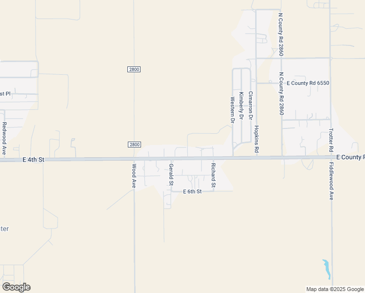 map of restaurants, bars, coffee shops, grocery stores, and more near 5007 East Farm to Market Road 40 in Lubbock