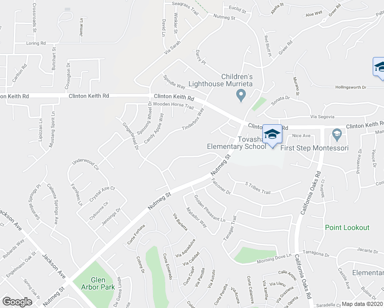 map of restaurants, bars, coffee shops, grocery stores, and more near 39949 Lafayette Drive in Murrieta