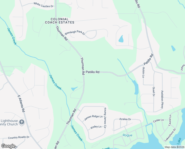 map of restaurants, bars, coffee shops, grocery stores, and more near 573 Patillo Road in Stockbridge