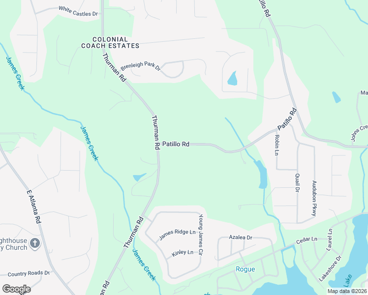 map of restaurants, bars, coffee shops, grocery stores, and more near 584 Patillo Road in Stockbridge