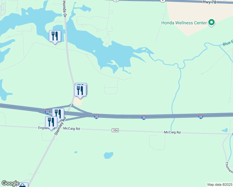 map of restaurants, bars, coffee shops, grocery stores, and more near 12496 Stemley Road in Lincoln