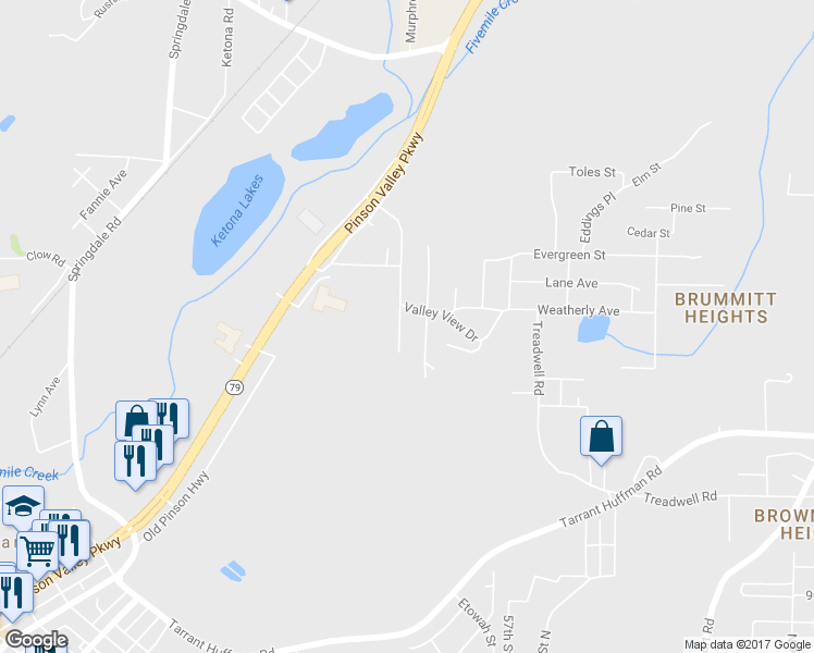 map of restaurants, bars, coffee shops, grocery stores, and more near 4033 Highland Avenue in Birmingham