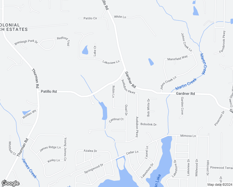 map of restaurants, bars, coffee shops, grocery stores, and more near 213 Robin Lane in Stockbridge