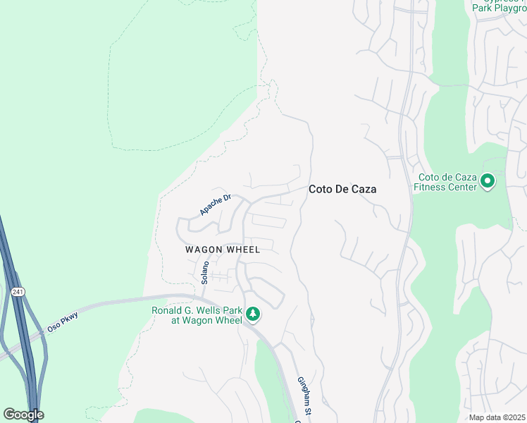 map of restaurants, bars, coffee shops, grocery stores, and more near 9 Tomahawk St in Trabuco Canyon