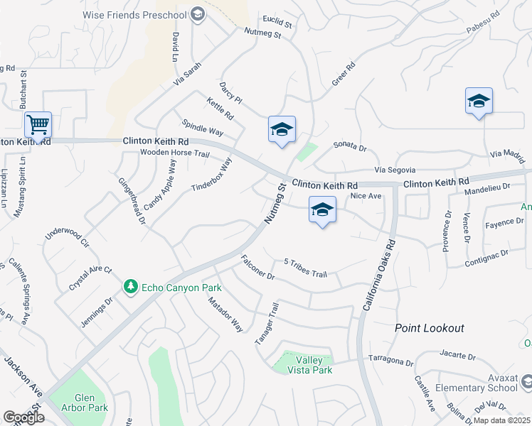 map of restaurants, bars, coffee shops, grocery stores, and more near 39766 Pinedale Way in Murrieta
