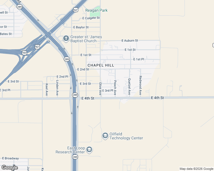 map of restaurants, bars, coffee shops, grocery stores, and more near 4111 East 3rd Place in Lubbock