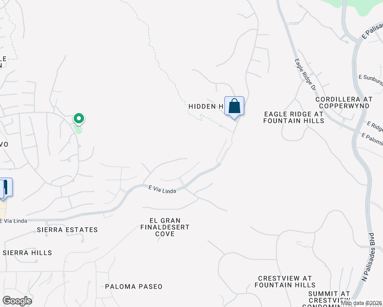 map of restaurants, bars, coffee shops, grocery stores, and more near 14352 East Coyote Road in Scottsdale