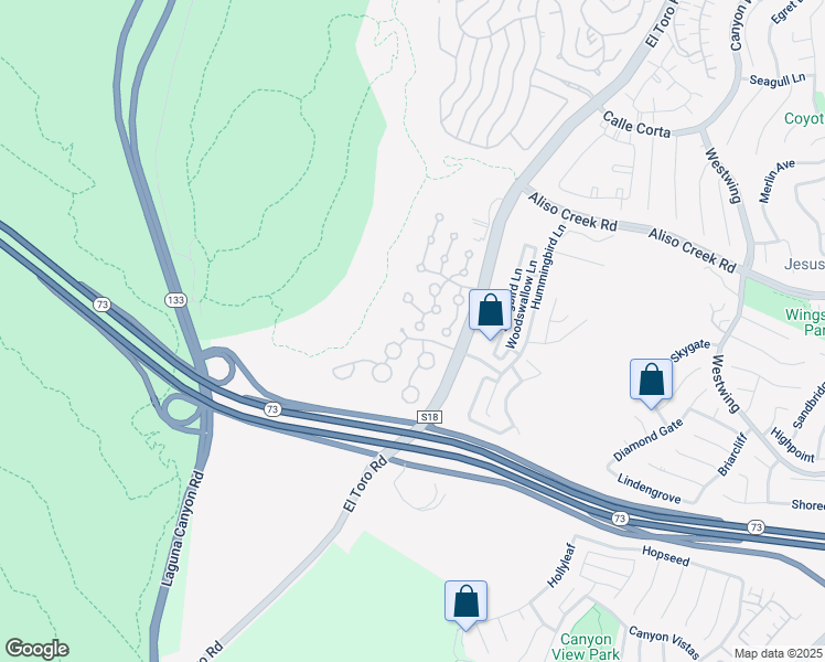 map of restaurants, bars, coffee shops, grocery stores, and more near 510 San Nicholas Court in Laguna Beach