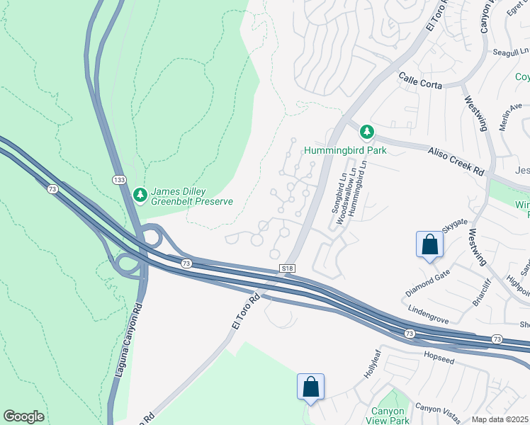 map of restaurants, bars, coffee shops, grocery stores, and more near 350 The Club Drive in Laguna Beach