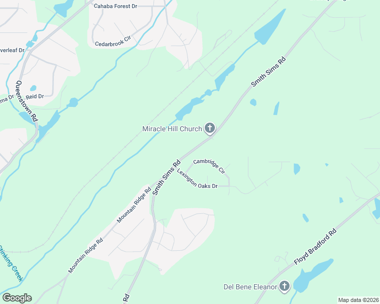 map of restaurants, bars, coffee shops, grocery stores, and more near 3116 Smith Sims Road in Trussville