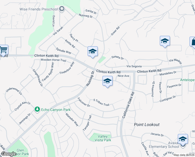 map of restaurants, bars, coffee shops, grocery stores, and more near 39660 Bordeaux Place in Murrieta