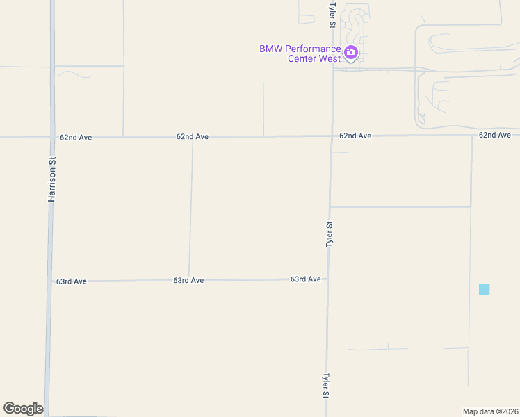 map of restaurants, bars, coffee shops, grocery stores, and more near 62101 Tyler Street in Thermal