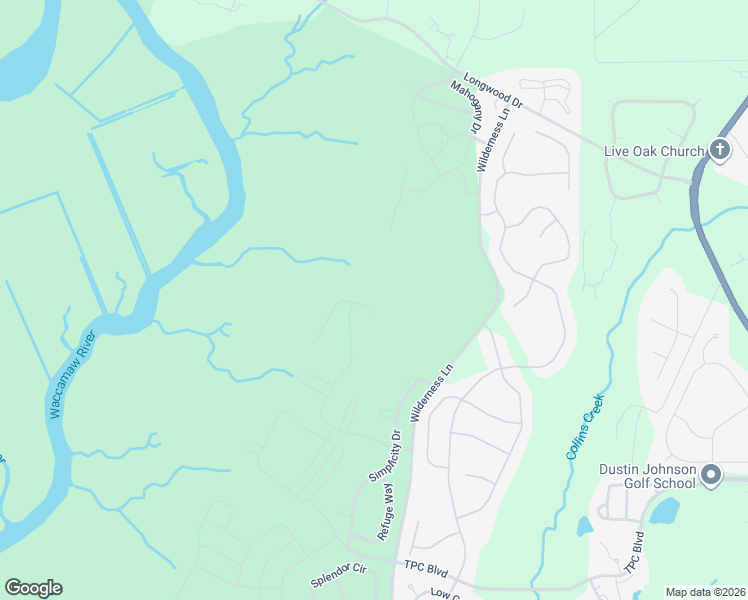 map of restaurants, bars, coffee shops, grocery stores, and more near 1113 Stargazer Court in Murrells Inlet