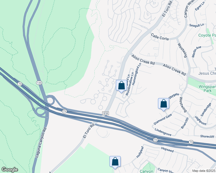map of restaurants, bars, coffee shops, grocery stores, and more near 411 San Nicholas Court in Laguna Beach