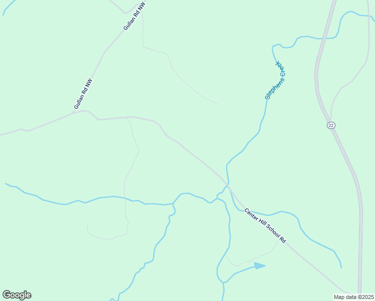 map of restaurants, bars, coffee shops, grocery stores, and more near School Road Northwest in Taliaferro County
