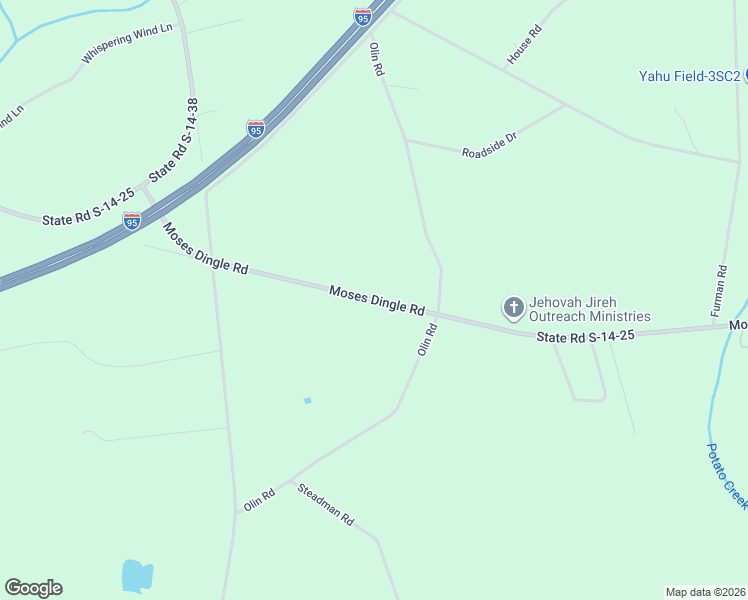 map of restaurants, bars, coffee shops, grocery stores, and more near Moses Dingle Road in Summerton