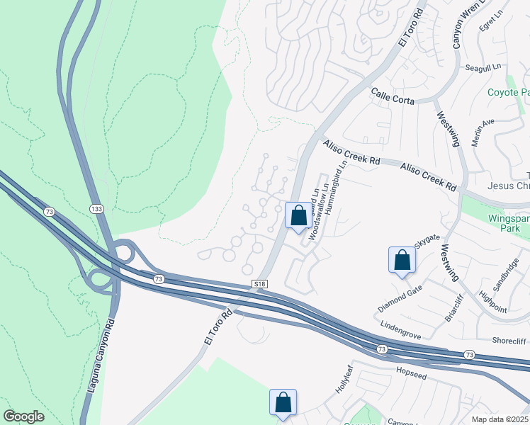 map of restaurants, bars, coffee shops, grocery stores, and more near 515 San Nicholas Court in Laguna Beach