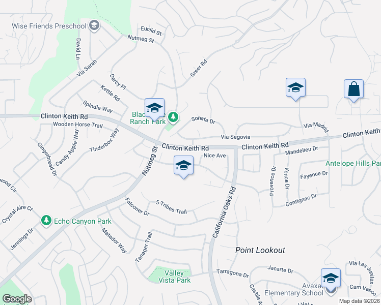 map of restaurants, bars, coffee shops, grocery stores, and more near 39640 Dartanian Place in Murrieta