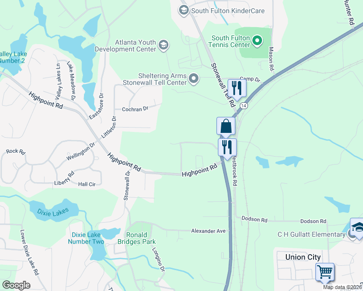 map of restaurants, bars, coffee shops, grocery stores, and more near 5031 Cottage Grove Place in Union City