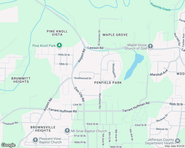 map of restaurants, bars, coffee shops, grocery stores, and more near 1028 Northwood Drive in Birmingham