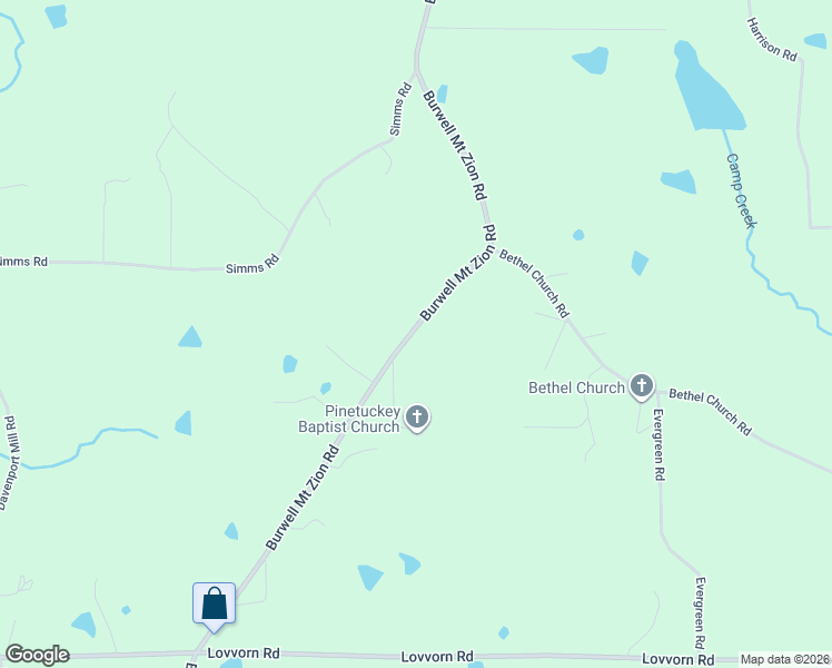 map of restaurants, bars, coffee shops, grocery stores, and more near 1178 Burwell Mount Zion Road in Carrollton