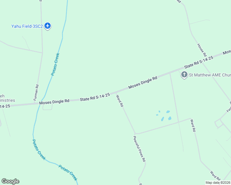 map of restaurants, bars, coffee shops, grocery stores, and more near Moses Dingle Rd in Summerton