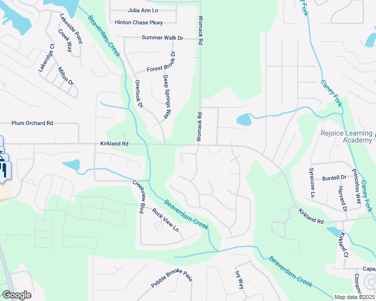 map of restaurants, bars, coffee shops, grocery stores, and more near 30 Cold Springs Court in Covington