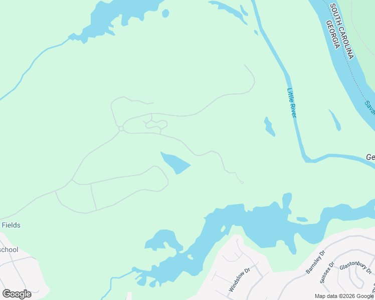 map of restaurants, bars, coffee shops, grocery stores, and more near 34 Champions Parkway in Evans