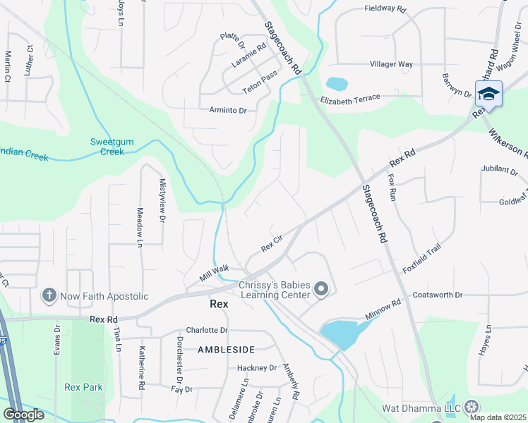 3821 Rex Mill Square, Rex GA Walk Score