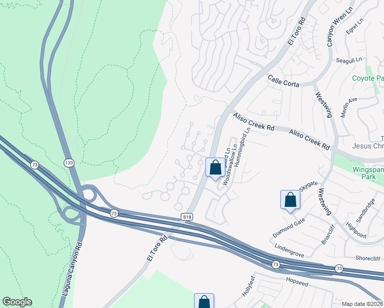 map of restaurants, bars, coffee shops, grocery stores, and more near 306 San Nicholas Court in Laguna Beach