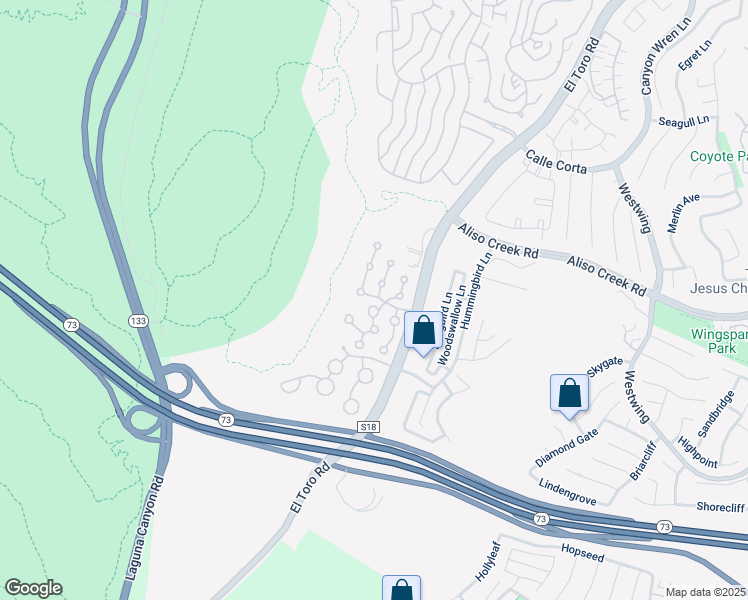 map of restaurants, bars, coffee shops, grocery stores, and more near 515 San Nicholas Court in Laguna Beach