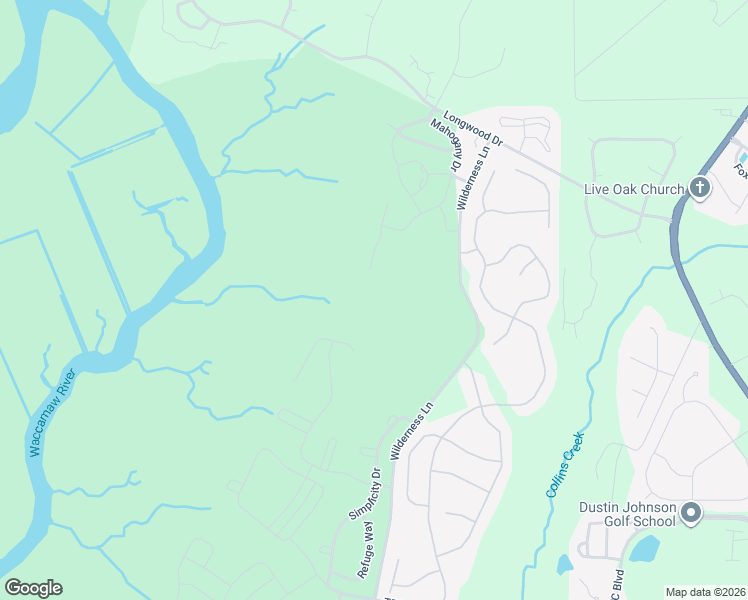 map of restaurants, bars, coffee shops, grocery stores, and more near 1113 Stargazer Court in Murrells Inlet