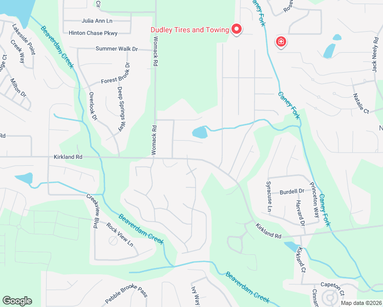 map of restaurants, bars, coffee shops, grocery stores, and more near 60 Pine Valley Drive in Covington