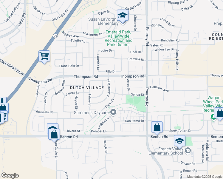 map of restaurants, bars, coffee shops, grocery stores, and more near 36118 Joltaire Way in Winchester