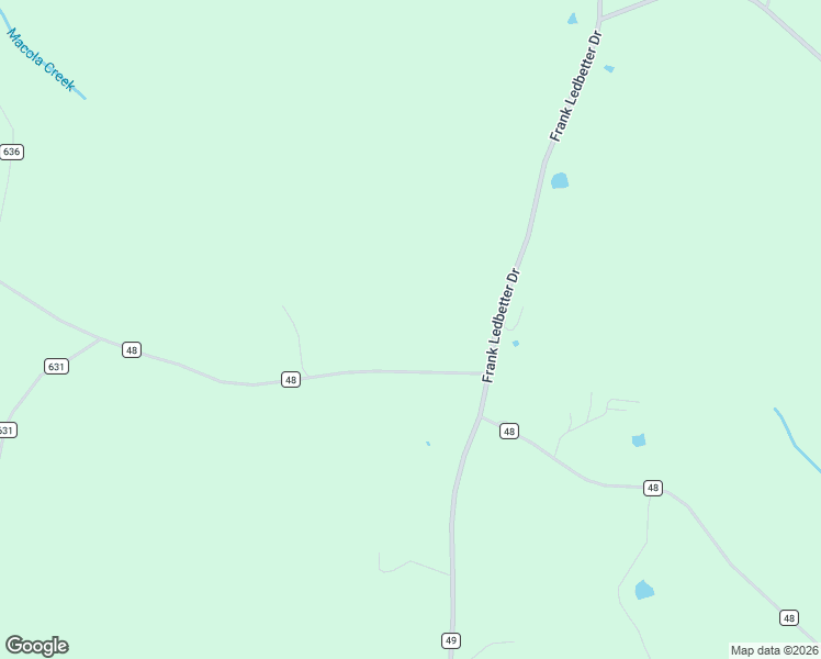 map of restaurants, bars, coffee shops, grocery stores, and more near Co Road 48 in Ranburne