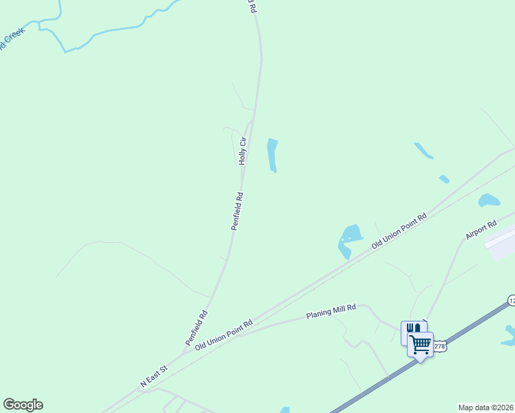 map of restaurants, bars, coffee shops, grocery stores, and more near 2010 Penfield Road in Greensboro