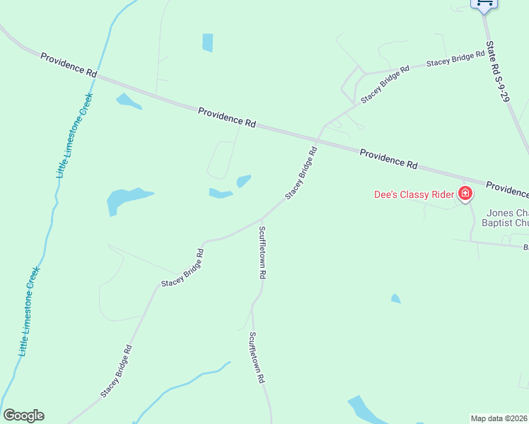 map of restaurants, bars, coffee shops, grocery stores, and more near 484 Stacey Bridge Road in Orangeburg