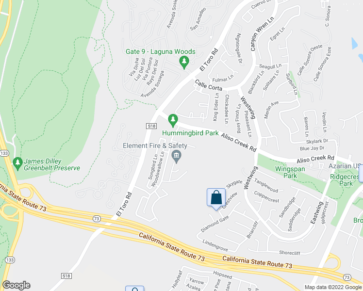 map of restaurants, bars, coffee shops, grocery stores, and more near 8 Starling Lane in Laguna Beach