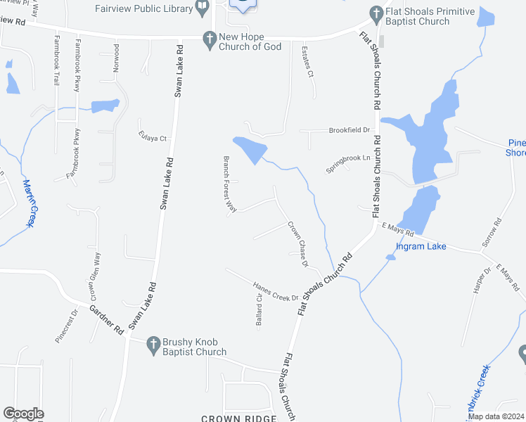 map of restaurants, bars, coffee shops, grocery stores, and more near 405 Branch Forest Way in Stockbridge