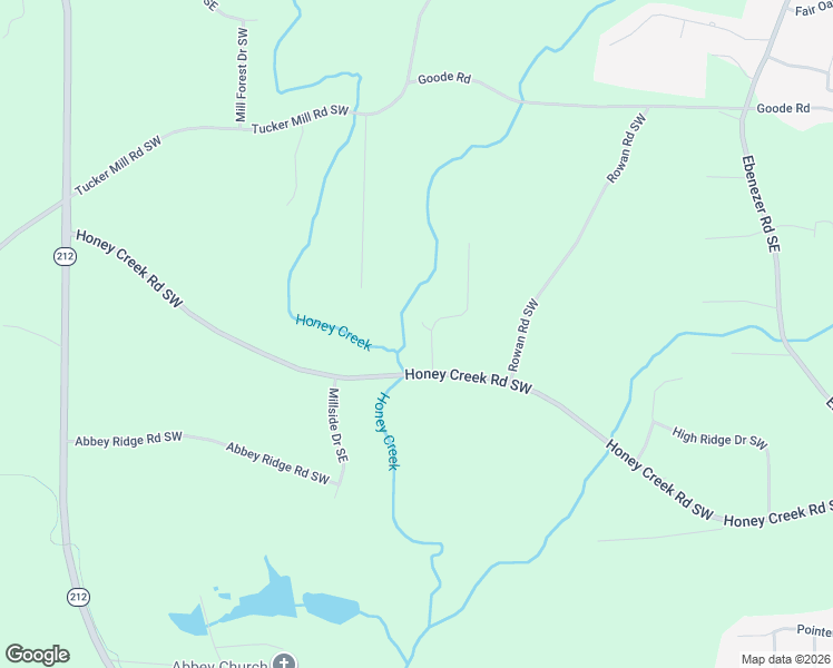 map of restaurants, bars, coffee shops, grocery stores, and more near 1608 Golden Creek Court Southwest in Conyers